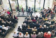 Music goes on with string quartet performance