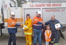 Country fire brigades gifted defibrillators