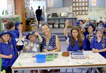 Christmas creation crafted by Penola Primary School students