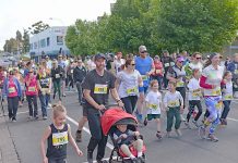 Competitors brave blustery conditions to complete annual fun run event