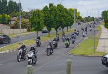 Motorcycles rumble all the way to Mount Gambier