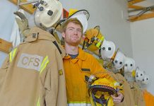 Volunteer firefighters back in South East after answering call for help