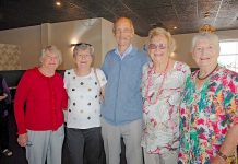 Ruth Henderson’s 90th birthday at the Somerset Hotel
