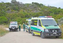 Riders hurt in sand cliff fall