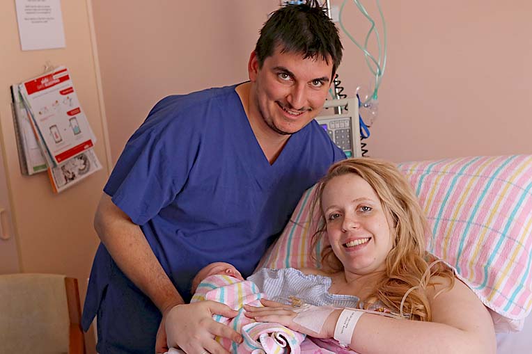 Surprise start to the year as parents enjoy an early arrival