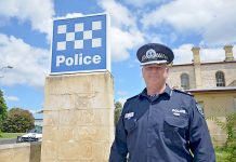 Changing of city police guard