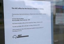 Electoral office closed