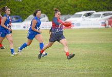 Women’s football opener a big hit