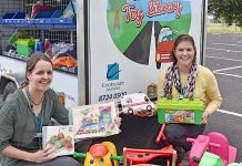 Toy library tours with educational treasures