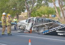 Three vehicle occupants hospitalised following high-speed crash near OB flat