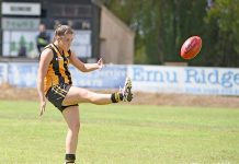 Three-way battle for women’s football grand final berth Amy Brucecrop Dsc 841720190324 TBW Newsgroup