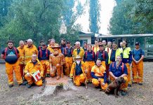 Regional firies join fight