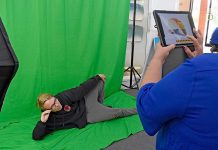 Green screen technology returns to library
