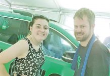 Motorsport fan gives his all