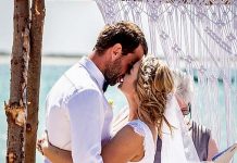 High school sweethearts wed