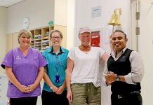 Positivity rings out at Mount Gambier health service