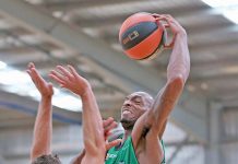 Rockets launch over Pioneers