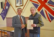 Millicent chaplain appointed Chris Mathias With Paul Hales TBW Newsgroup