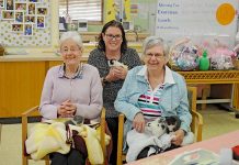 Wet Noses’ furry friends bring joy to aged care facility residents Joy, Nicole,. Marie TBW Newsgroup