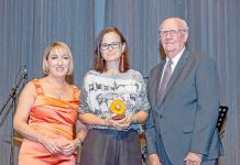 Penola aged care revamp awarded Janet Brodie With Rebecca Graham And Peter Blacker TBW Newsgroup