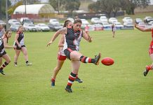 Limestone Coast Women’s Football League finals at Blue Lake Sports Park Ke Sanh Evans Dsc 3954 TBW Newsgroup