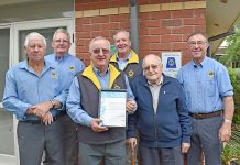 Aged care residents regain independence Lions Club At Sheoak TBW Newsgroup