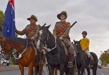 Service men and women honoured around the region Naracoorte Horsemen March TBW Newsgroup