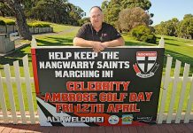 Region marches as one to raise funds for Nangwarry Saints Bill Burley TBW Newsgroup