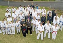 Martial artists share techniques Karate Group TBW Newsgroup