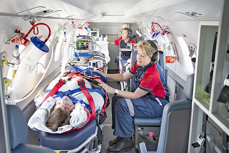 Newly unveiled Royal Flying Doctor Service jet bound for South East