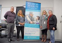Child Protection Department support helps turn page in young lives Dan Mitchell, Viv Sims, Sharon, Emma Carpenter TBW Newsgroup