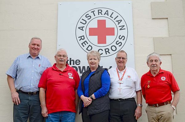 David, Roger, Realene, Gavin And Barry Red Cross TBW Newsgroup