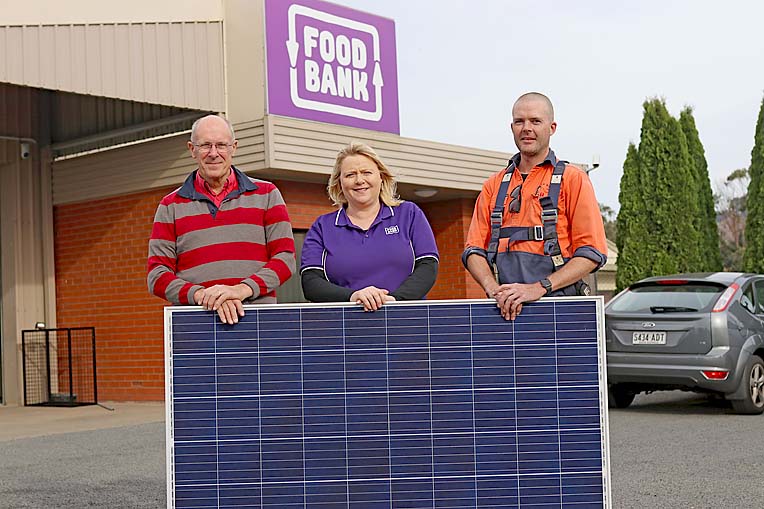 Solar system helps FoodBank to shine