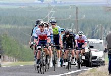 Annual 100 mile classic race pedals into region Former Junior World Teams Pursuit Champion Josh Harrison Leads The Scratch Bunch Over The Range Hill TBW Newsgroup