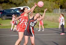 Saints post comfortable win over Demons A Brandi Bouchier, Donna Denton Dsc 9619 TBW Newsgroup