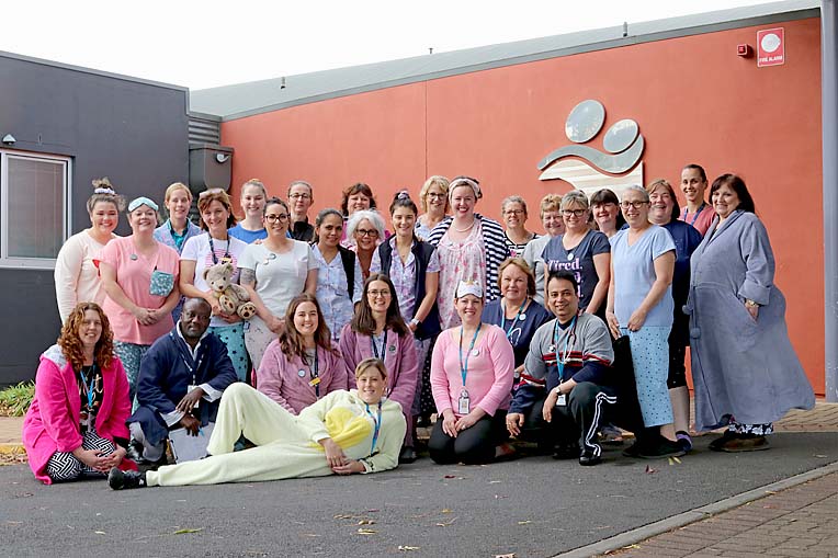 Hospital pyjama day draws attention to healthy recovery strategy