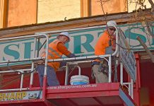 Hotel verandah demolition work completed Jake Bowering Marty Davis (1) TBW Newsgroup