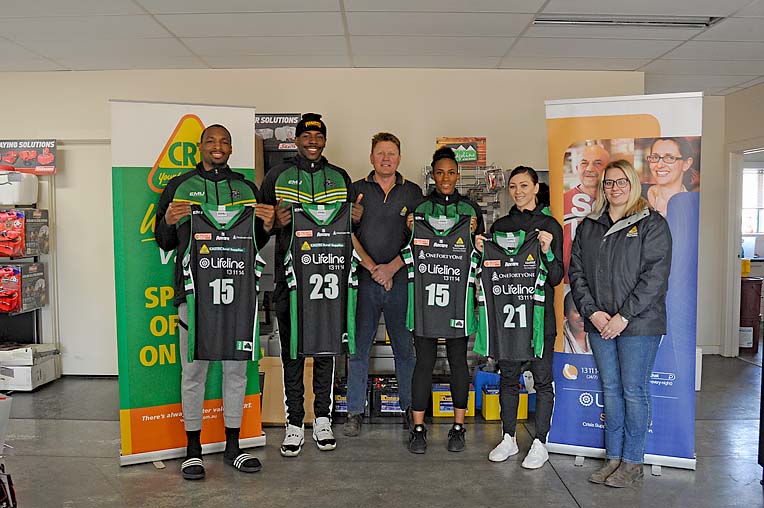 Basketballers switch up look for life-saving charity