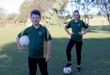 Fresh focus on fitness in schools Macey And Zavier TBW Newsgroup