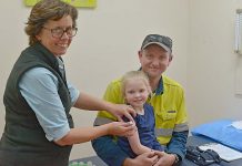 Limestone Coast region sets vaccine standard Ricky And Ellie Newell And Wendy Rombouts TBW Newsgroup
