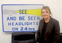 Safety message driven home Ali Auld TBW Newsgroup