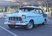 1958 Cambridge and Royal Blue FC Holden Bob Mitchell Car Smart (1) TBW Newsgroup