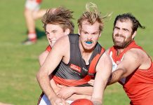 East Gambier forced to work hard for 40-point win South V East Football & Netball TBW Newsgroup