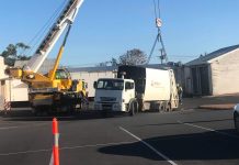 Unlucky truckie gets sinking feeling Image 1 TBW Newsgroup