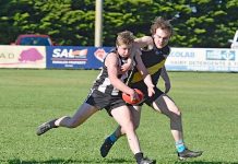 Magpies tame Tigers and Magpies ignite finals hopes in round 13 Tyler Jones Carries Ball TBW Newsgroup