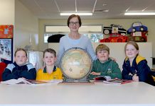 Students mark moon anniversary in song Viv Dowling Kids TBW Newsgroup