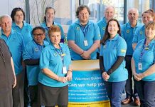 Uniform to identify volunteer health workers Hospital Volunteers New Uniform20190814 TBW Newsgroup