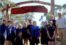 Playground to entice young fossil hunters Nick Mcbride, Simon Hutchinson Erika Vickery And Nick Mcintyre TBW Newsgroup