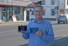 Informative signs on cards for Greenrise reserve Brendan Provis TBW Newsgroup