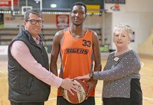 Sport helps refugee integrate into community Nathan, Vincent And Raelene20190904 TBW Newsgroup
